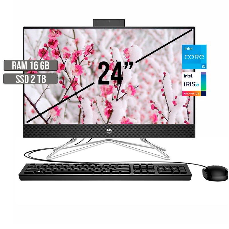 HP - TODO EN UNO HP INTEL CORE I5-1235U SSD 2TB RAM 16GB LED 24 FHD