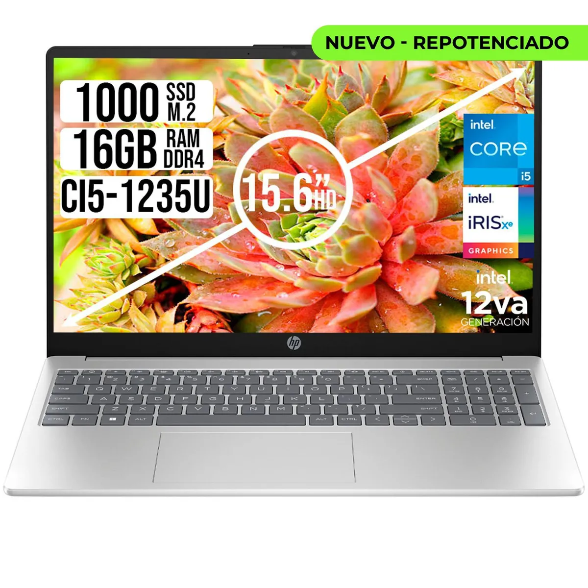 HP - PORTATIL HP INTEL CORE I5-1235U SSD 1TB RAM 16GB LED 15.6 HD