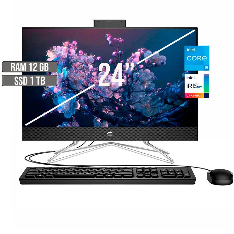 HP - TODO EN UNO HP INTEL CORE I5-1235U SSD 1TB RAM 12GB LED 24 FHD