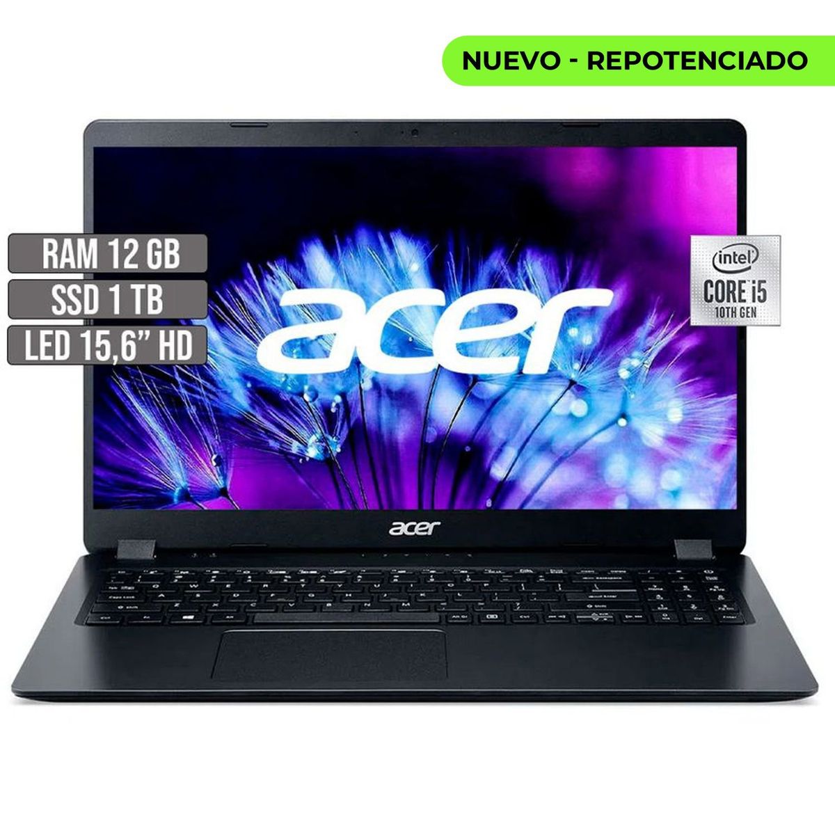 ACER - Portátil Acer Aspire 3 Intel Core i5 1TB SSD 12GB RAM 15.6"