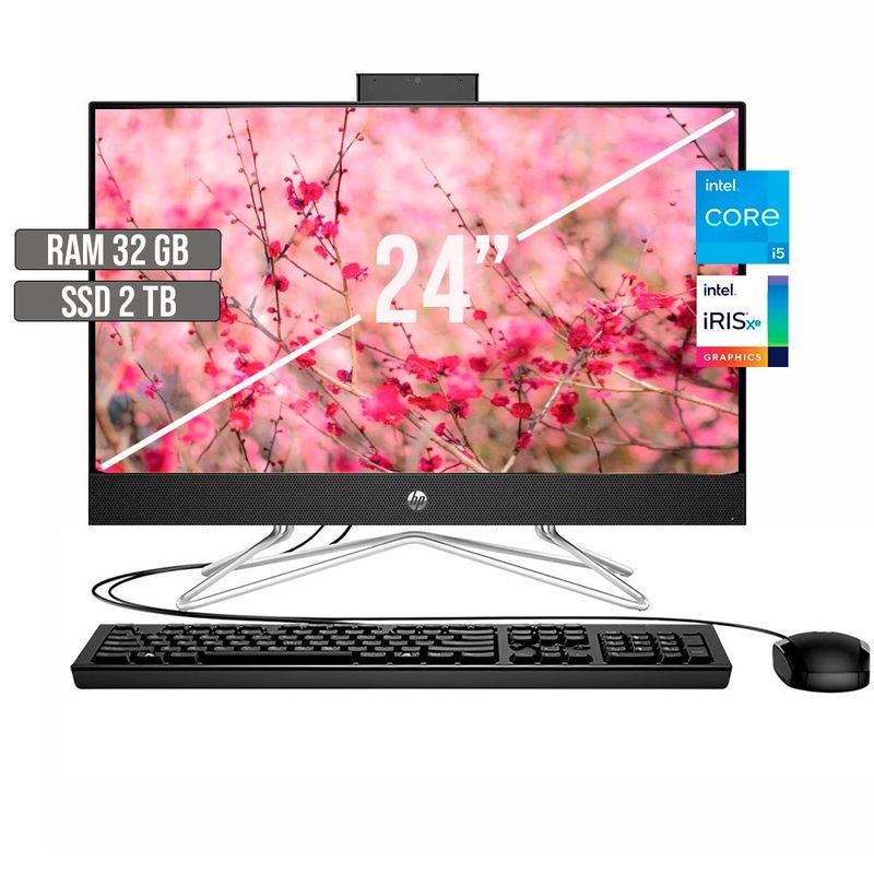 HP - TODO EN UNO HP INTEL CORE I5-1235U SSD 2TB RAM 32GB LED 24 FHD