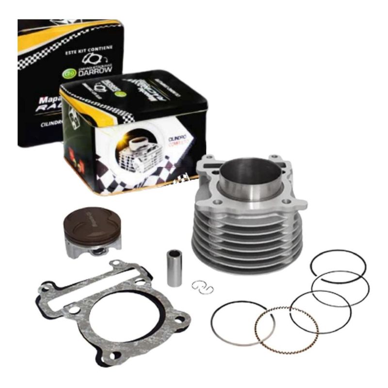 GENERICO - Kit Cilindro Completo Bws 125 Repotenciado A 160 Cc Mapache