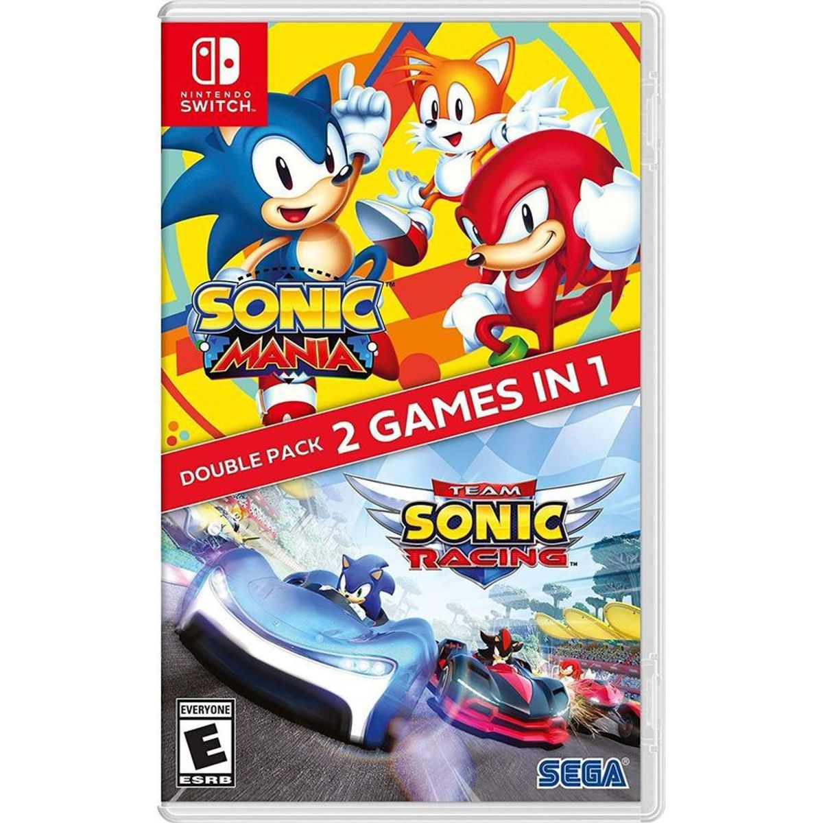 SEGA - Sonic mania  team sonic racing double pack - nintendo switch