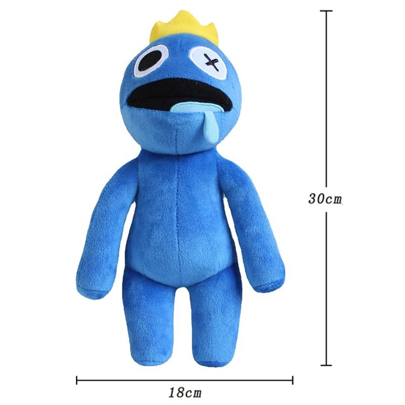 GENERICO - rainbow friends amigos arcoiris niños muñecos peluche blue
