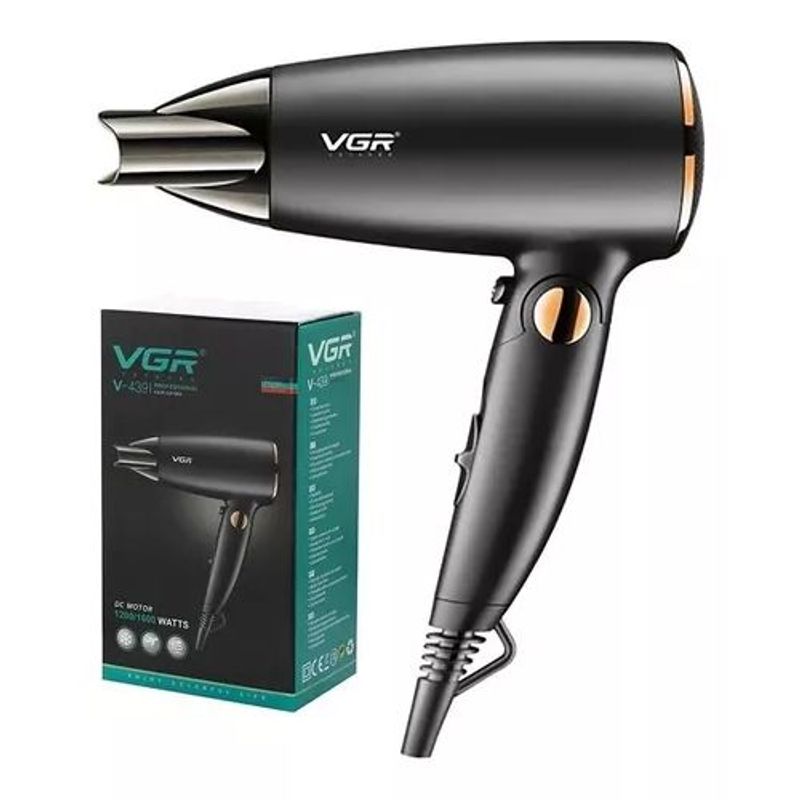 GENERICO - Secador De Cabello Vgr 1600 Watts.