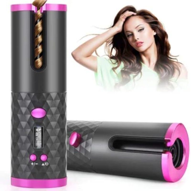 GENERICO - Rizadora De Cabello Automático Inalámbrico Recargable.