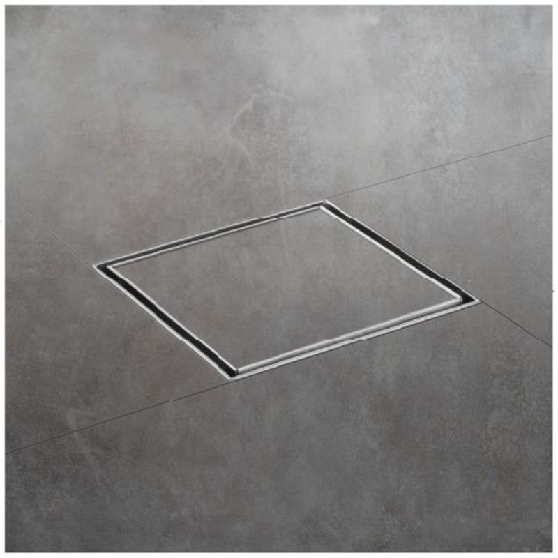 GENERICO - Rejilla Acero 10 Cm Panel Oculto Anti-Retorno Y Anti-Olor