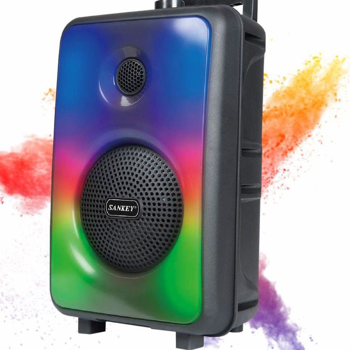 SANKEY - Parlante Bluetooth Recargable de 8 Pulgadas Sankey PA-8DC10CFM