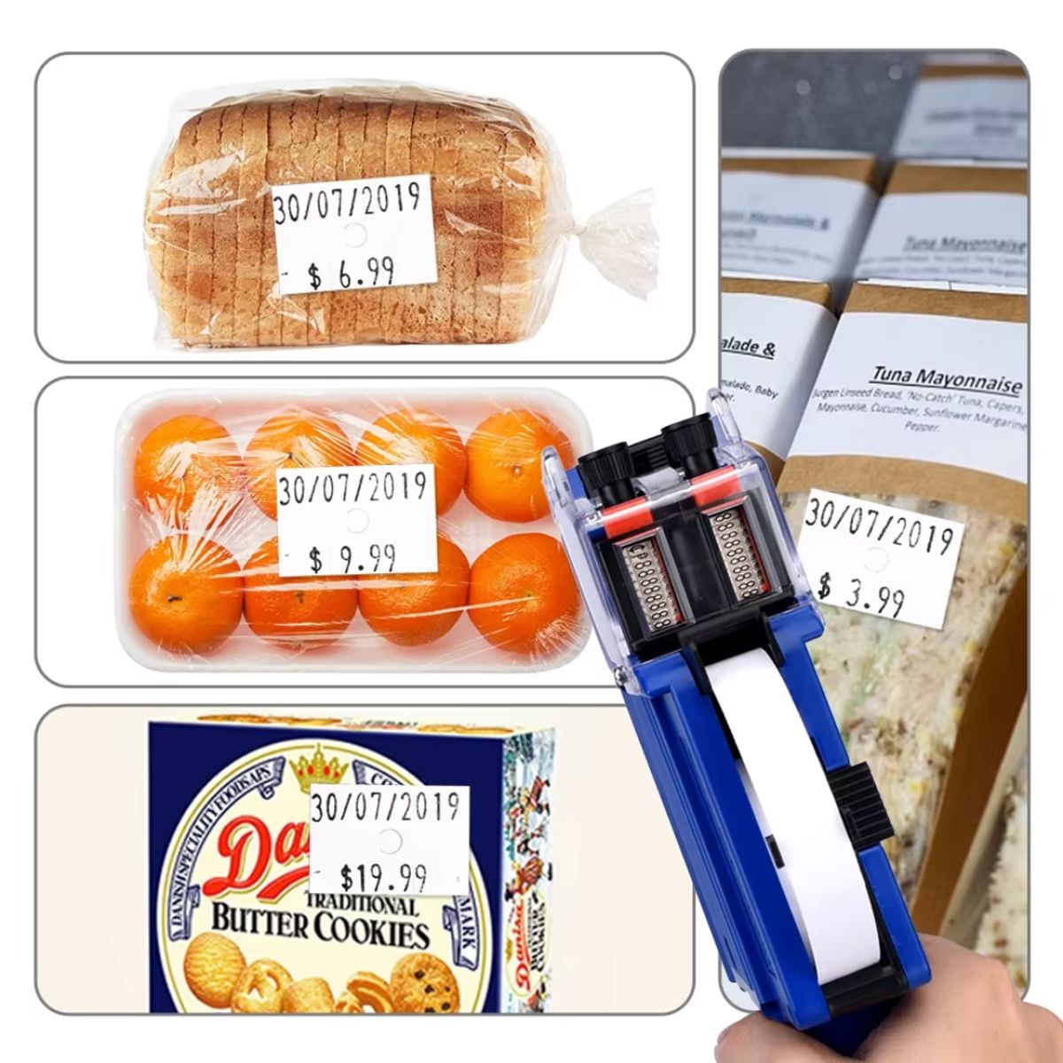 GENERICO - Máquina para Etiquetas Precio y Referencia 2 Líneas MX6600