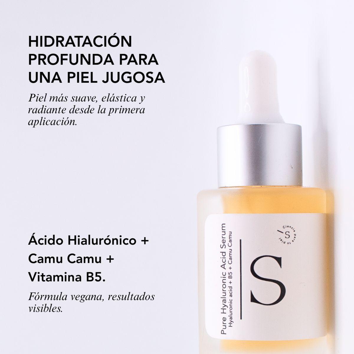 SOLE - PURE HIALURONIC ACID SERUM  - ÁCIDO HIALURONICO