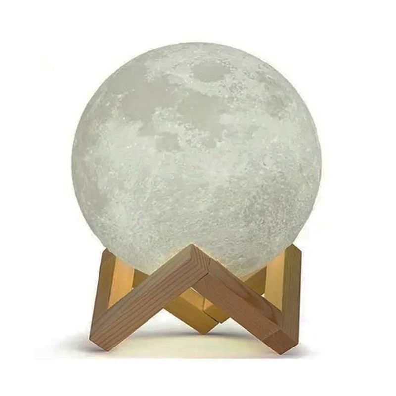 MOON LAMP - Lampara Luna 3d Lámpara Led Cambia De Color