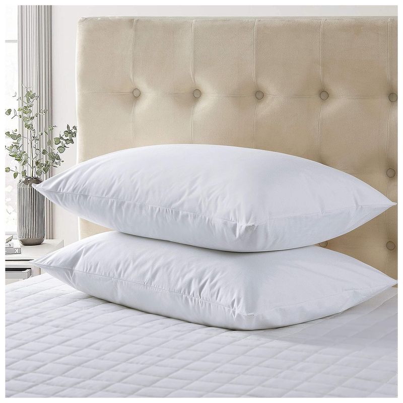 HAPPY BEAR - Combo 2 Almohadas Siliconadas 40 x 60 cm Fibra Blanco