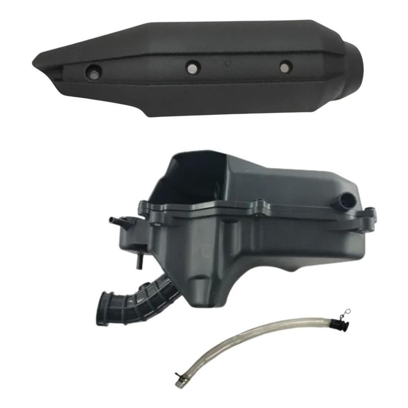 GENERICO - Caja Filtro Yamaha Bws 125 Mod 2010 A 2014 + Protector Mofle
