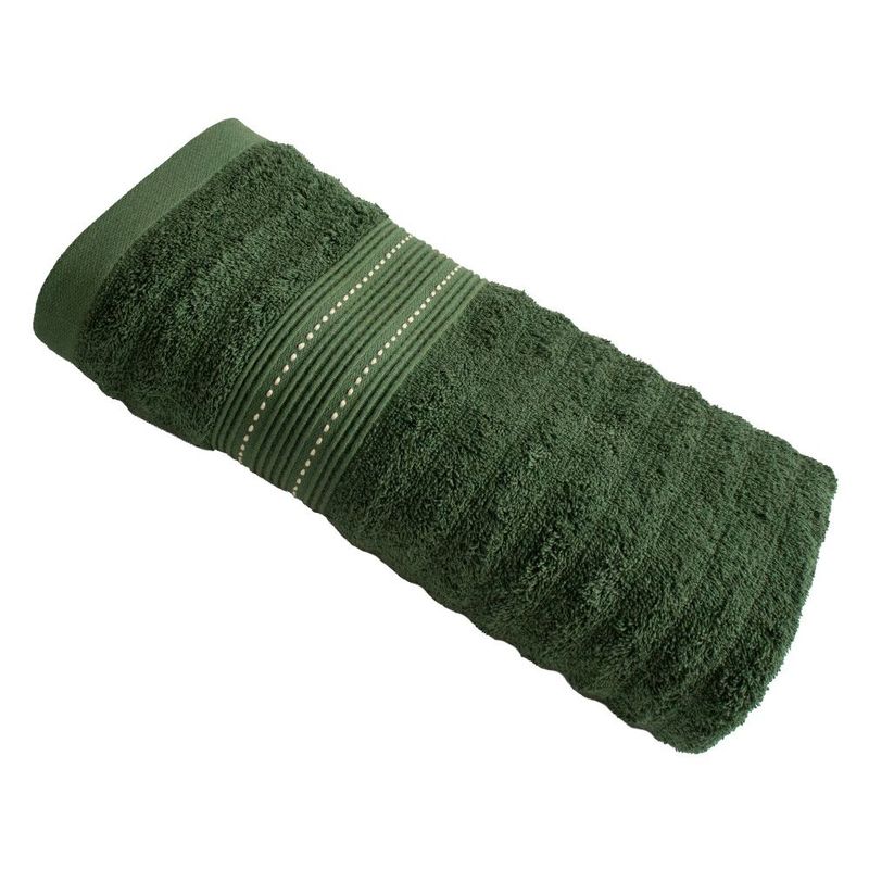 FATELARES - Toalla Cañamo Verde Botella Cuerpo 70x140cm 500gr Fatelares Algodón