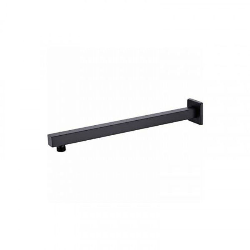 GENERICO - Tubo Ducha Cuadrado Color Negro De 36 Cm (No Incluye Ducha)