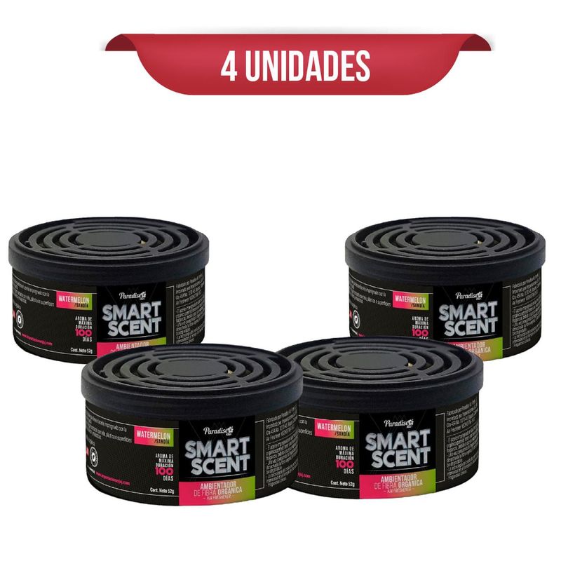 SMART SCENT - Ambientador Smart Scent 100 dias Sandia x4 Und