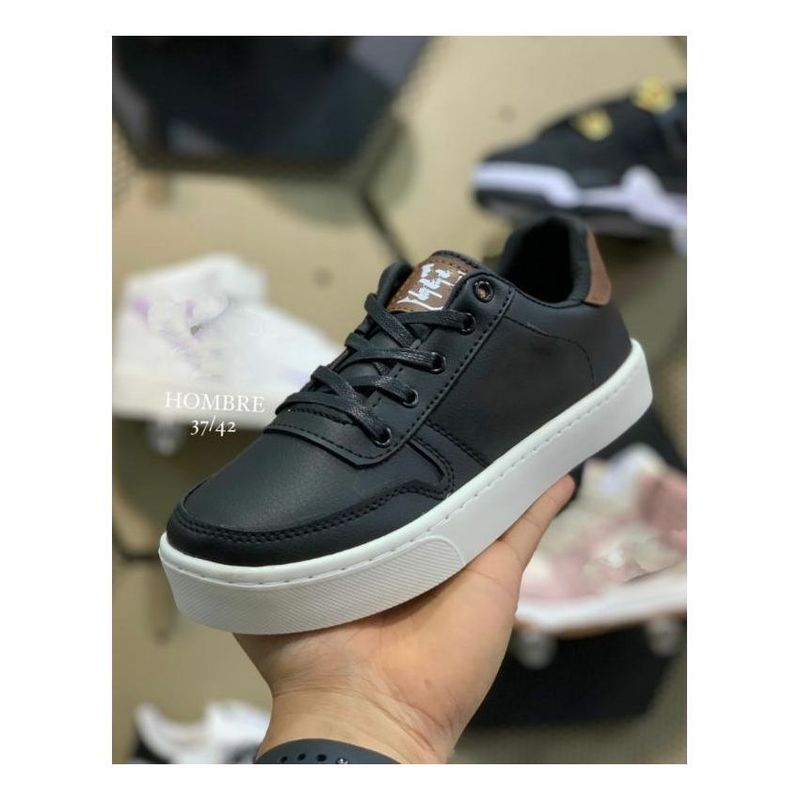 GENERICO - TENIS PARA HOMBRE COLOR NEGRO