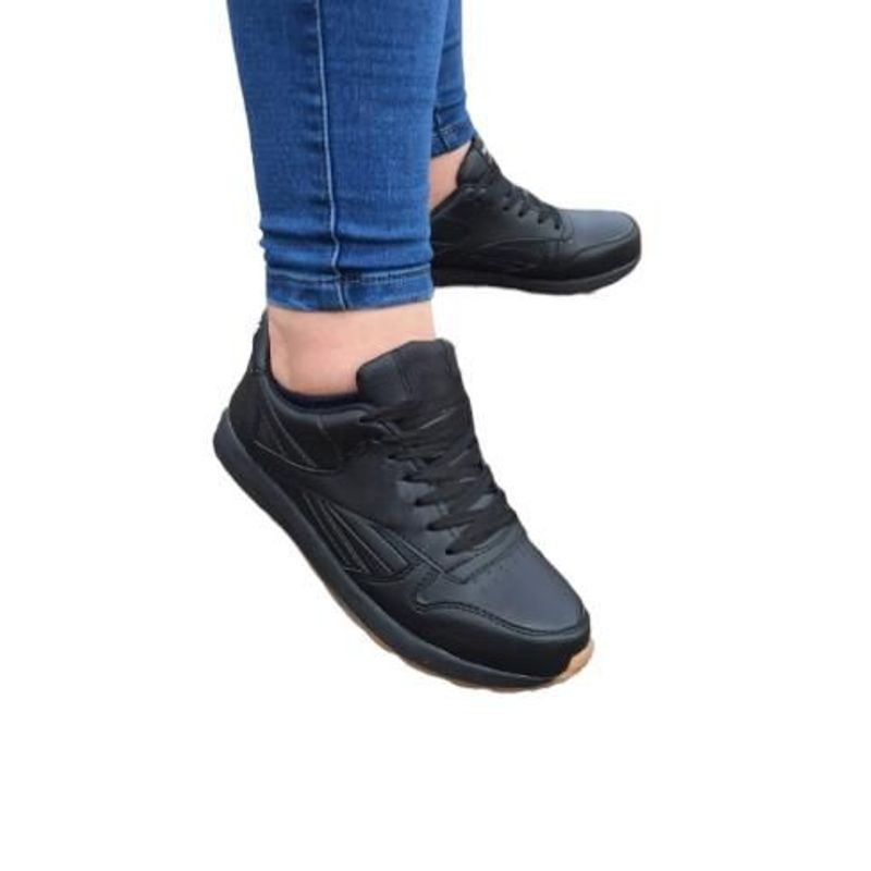 GENERICO - TENIS PARA MUJER NEGRO BEIGE