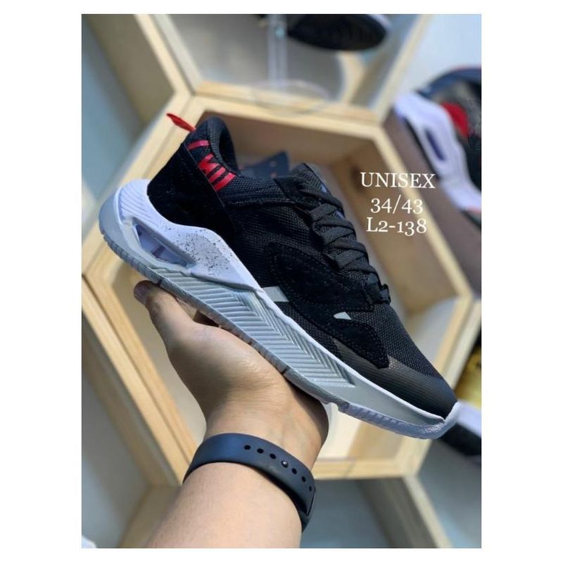 GENERICO - TENIS PARA HOMBRE NEGRO CASUAL