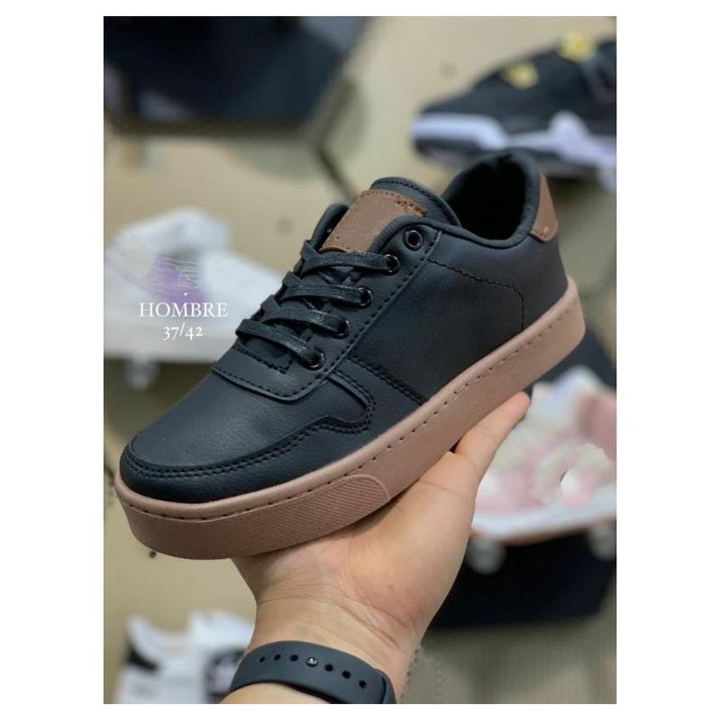 GENERICO - TENIS HOMBRE COLOR NEGROS