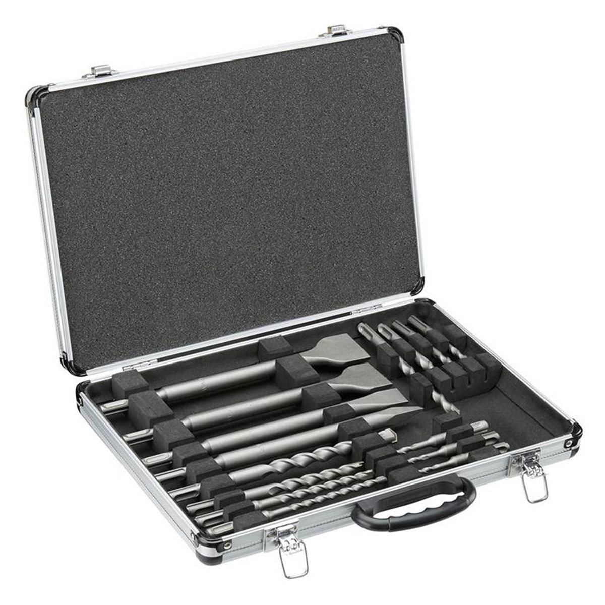 TOOLCRAFT - Set De Cinceles Y Brocas Sds Plus Toolcraft Estuche Metálico