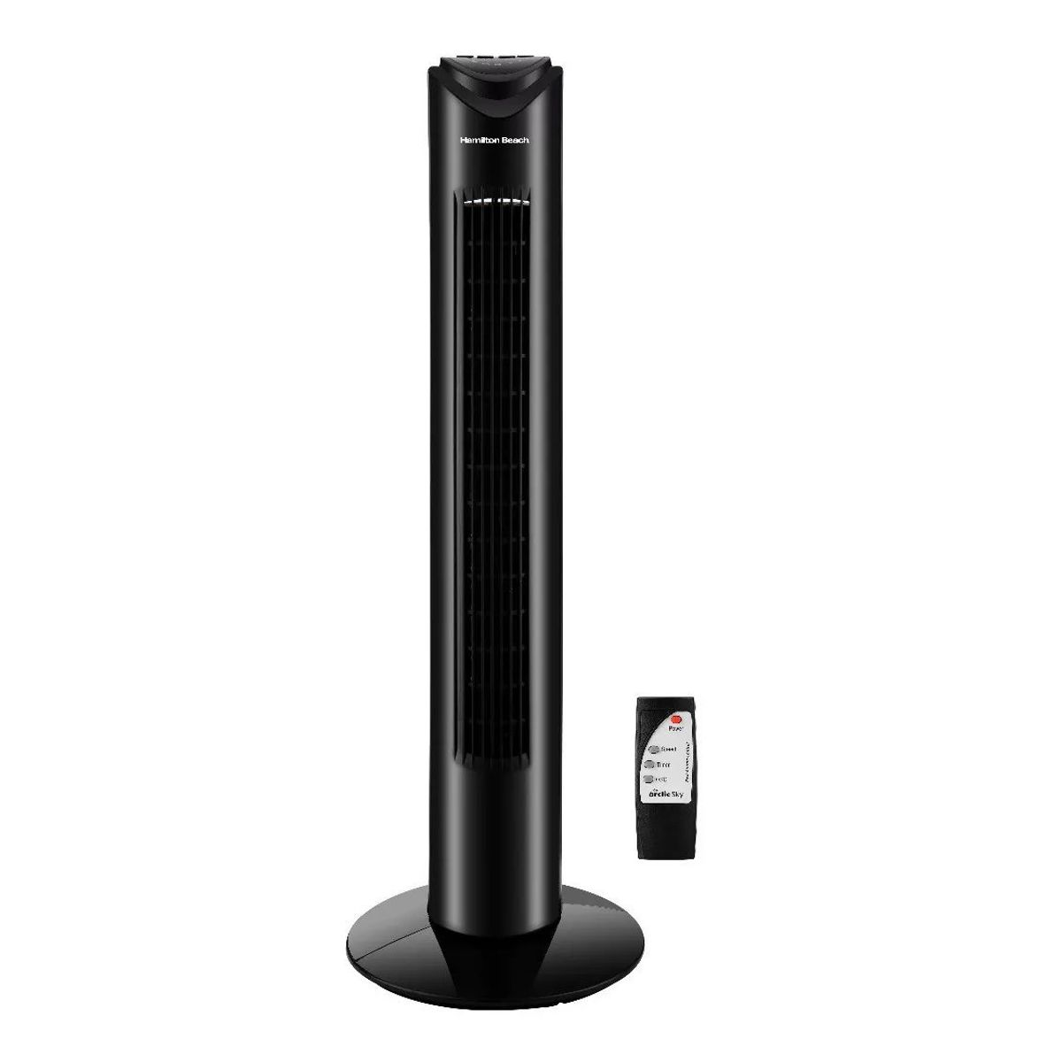 HAMILTON BEACH - Ventilador de Torre a Control Remoto Hamilton Beach de 81cm Negro