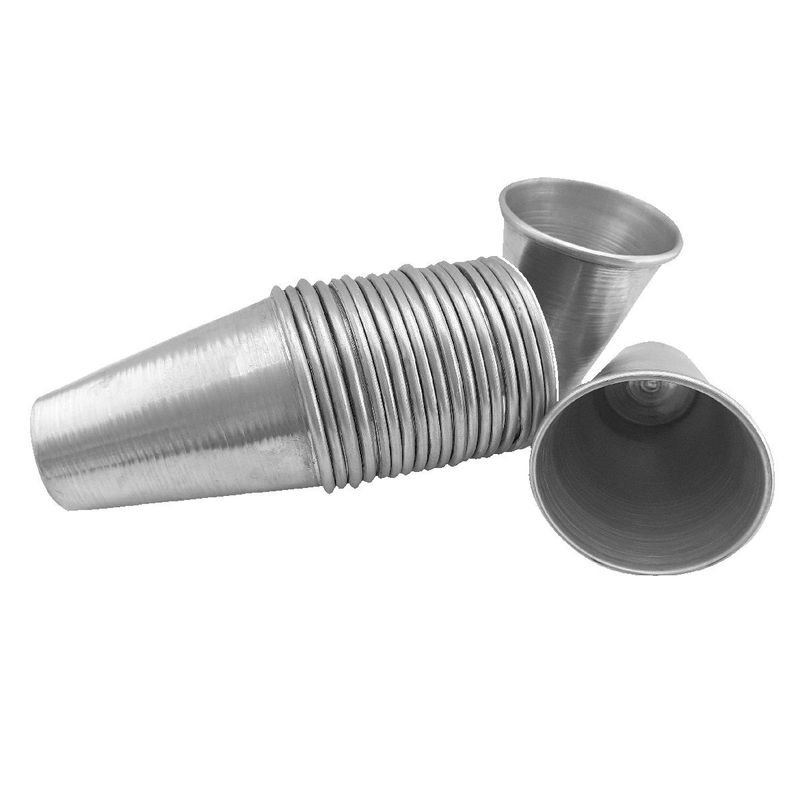 GENERICO - Vaso heladero en aluminio x 24 unid