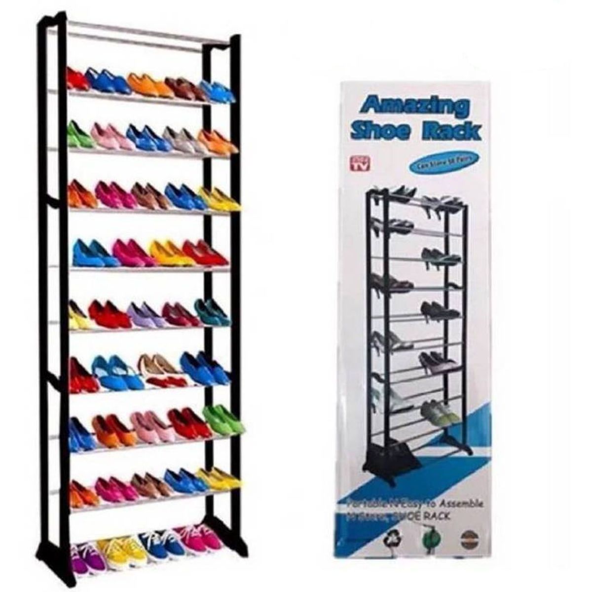 ONE PIXEL - Organizador Zapatero 10 Niveles Hasta 30 Pares
