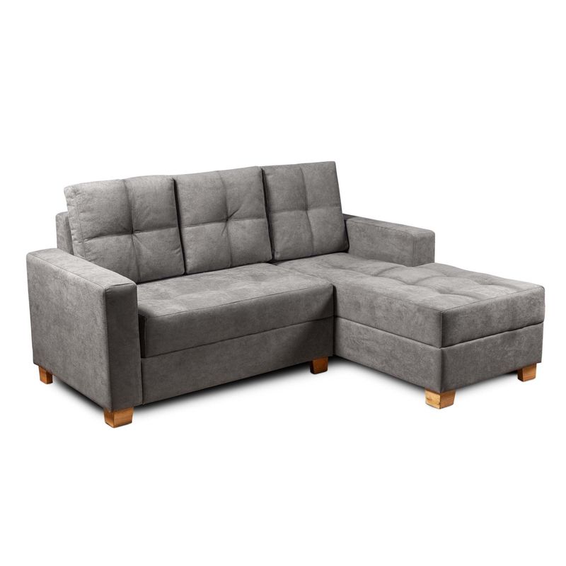 KAIU HOME - SOFA ESQUINERO TAMPA GRIS KAIU HOME