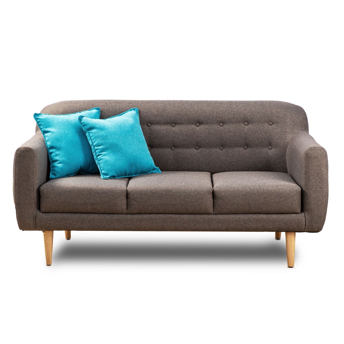 KAIU HOME - SOFA CARDIFF GRIS + COJINES