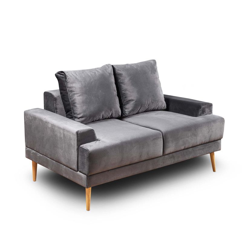 KAIU HOME - Sofa arkansas tela extra suave patas en roble