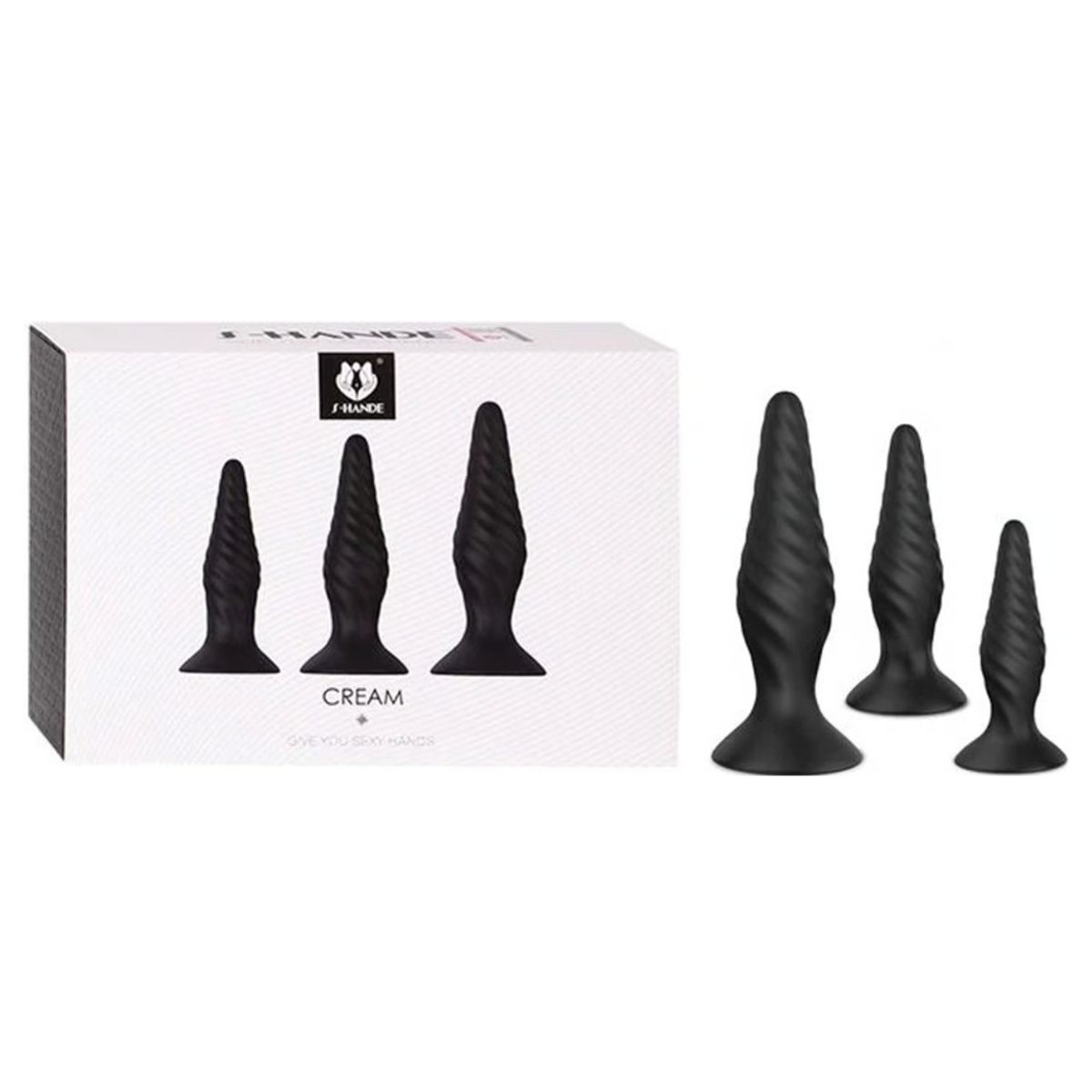 GENERICO - Kit De Plugs Anales Creams Shande