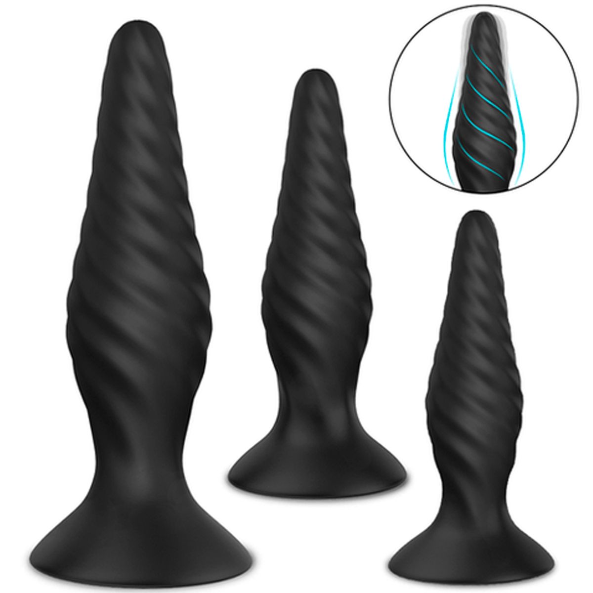 GENERICO - Kit De Plugs Anales Creams Shande