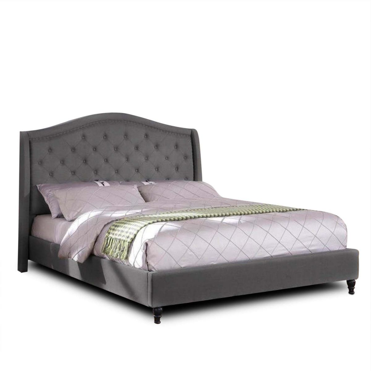 KAIU HOME - COMBO CONFORT COLCHON+BASECAMA+CAB GRIS 100X190