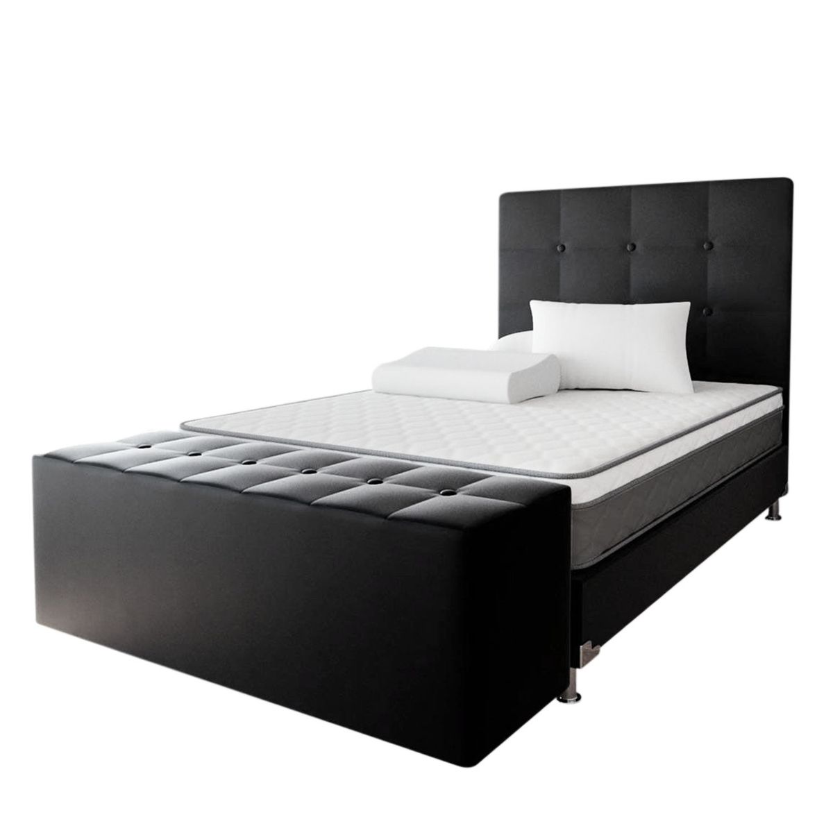 KAIU HOME - COMBO MILLENIUM 200X200 BAS+COLCHON+CAB+ALM+PROT