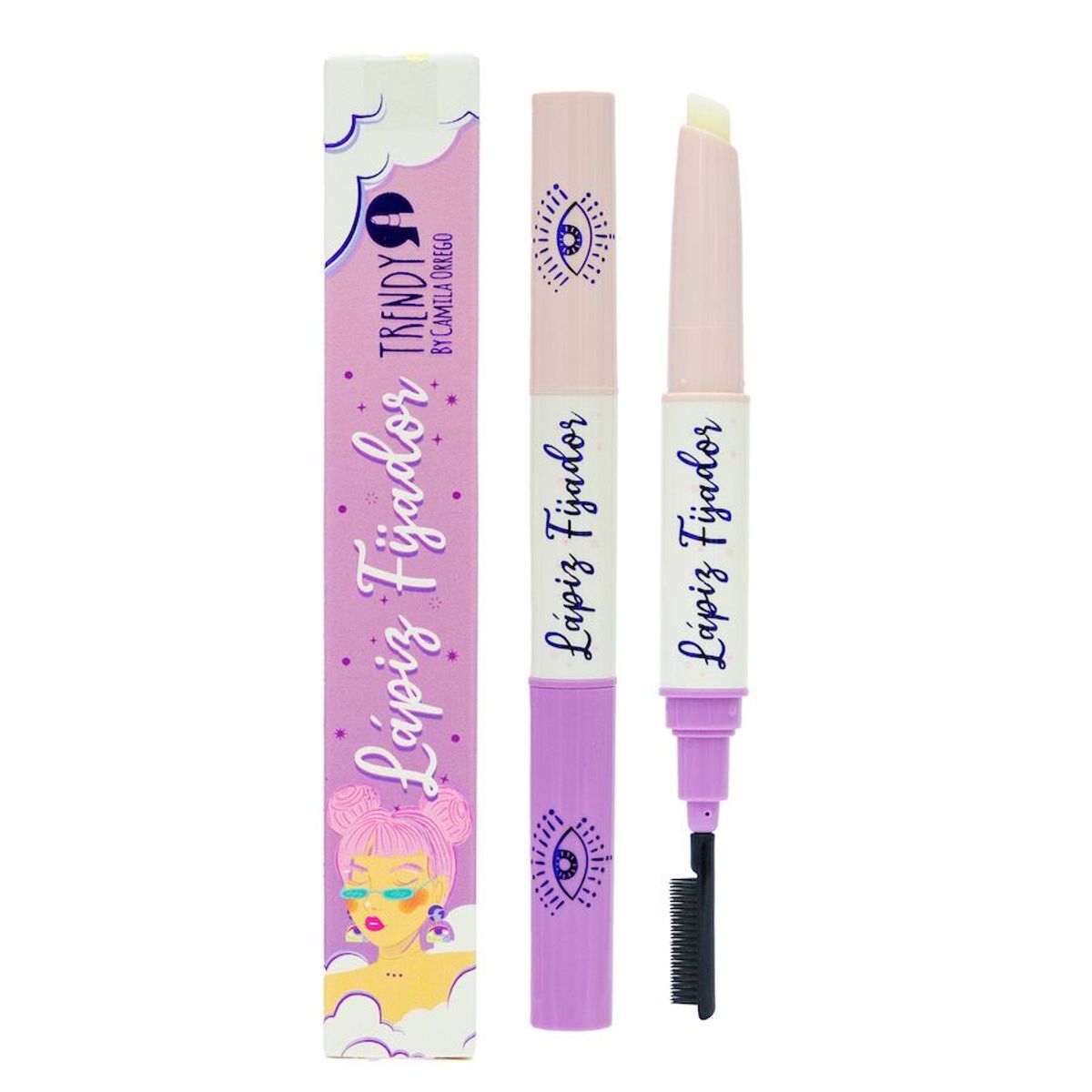 TRENDY - Lápiz Fijador De Cejas Trendy