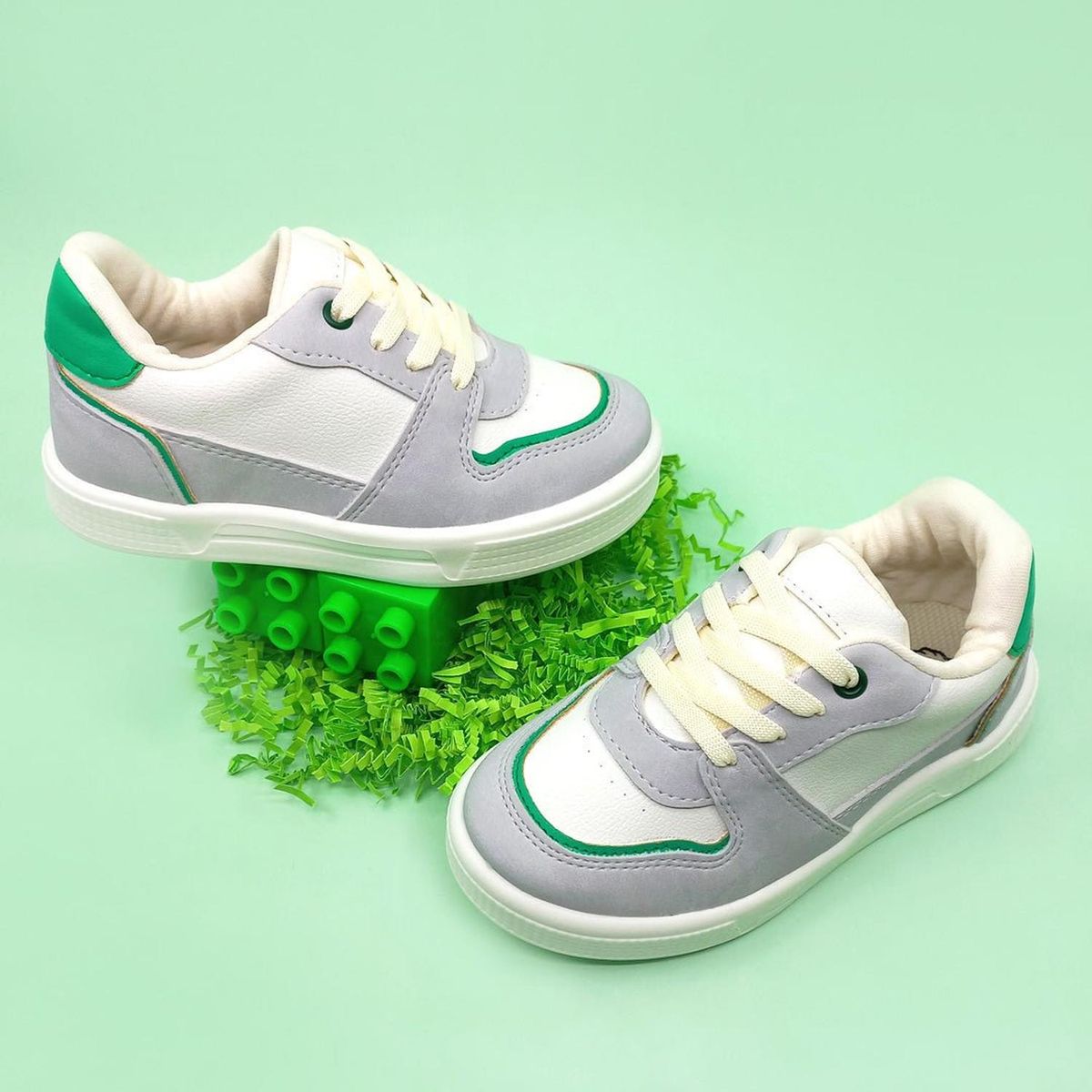 PAPOS - Tenis Casuales Gianni - Zapatillas Niños PAPOS - Crema