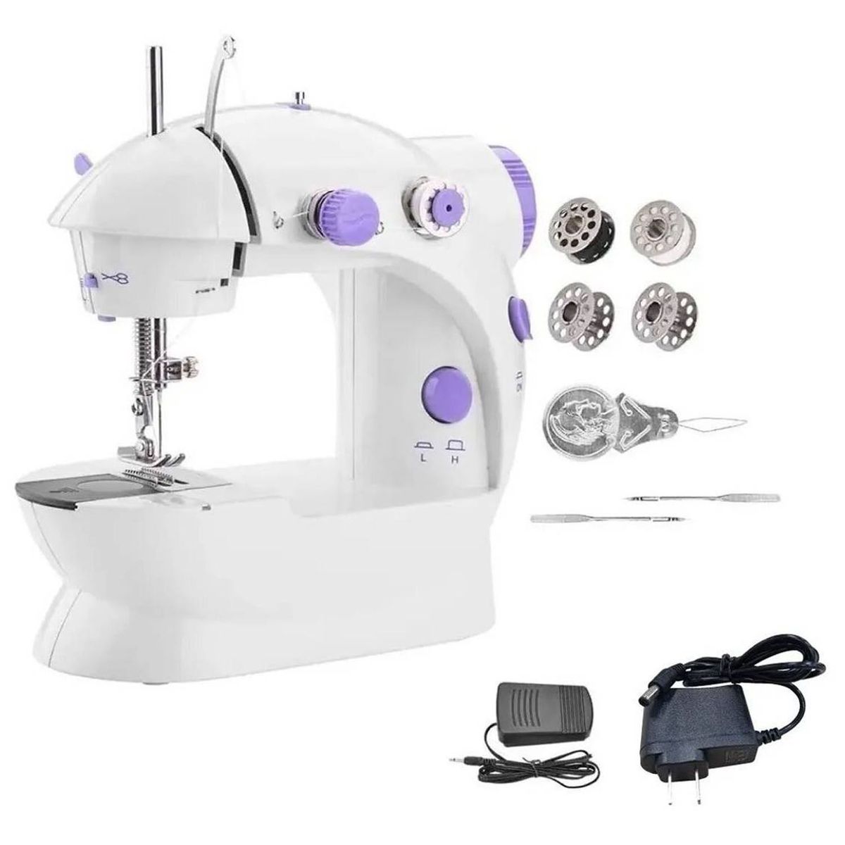 ONE PIXEL - Maquina De Coser Portátil Mini Sewing Machine 4in1 Eléctrica