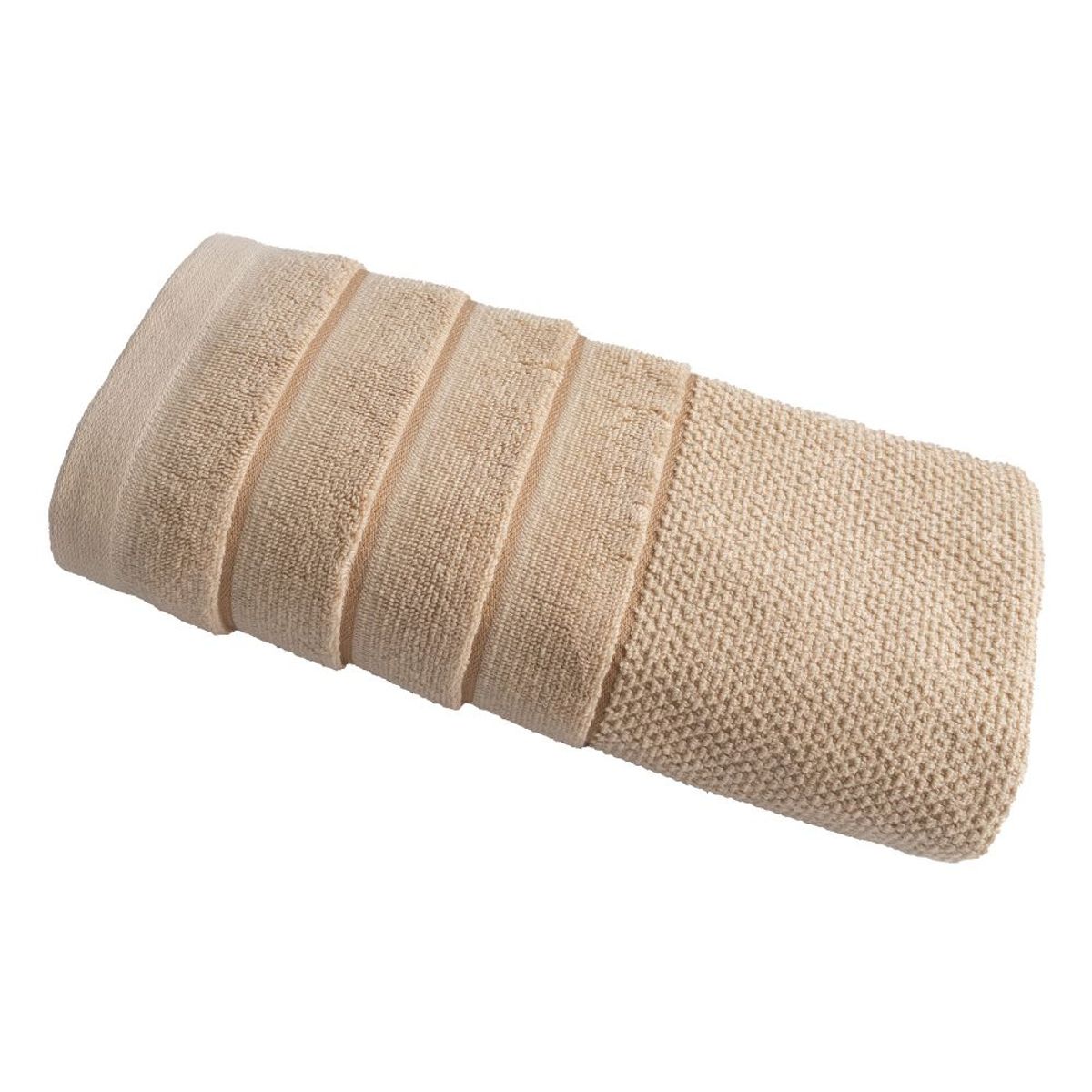 FATELARES - Toalla Fique Beige Flan Cuerpo 70x140cm 500gr Fatelares Algodón