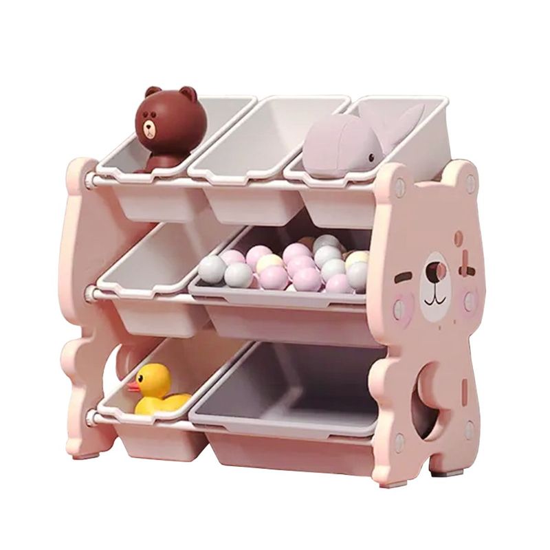 ENFANT'ASY - Organizador De Juguetes Multiuso 3 Niveles  Estante Plastico