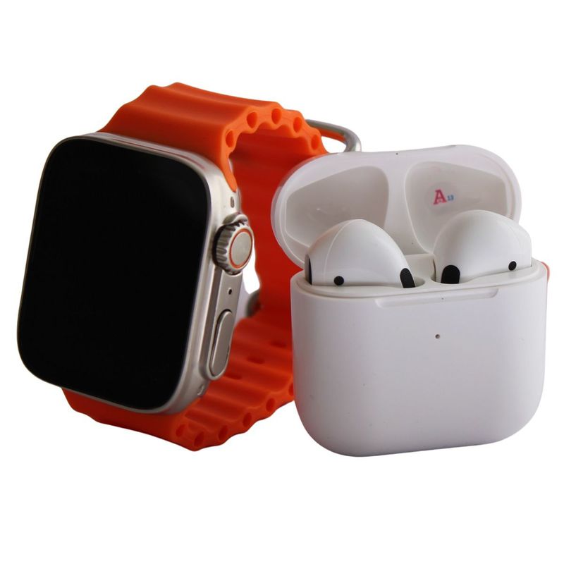 GENERICO - Smartwatch Pulsera Reloj Inteligente Con Audifonos Bluetooth