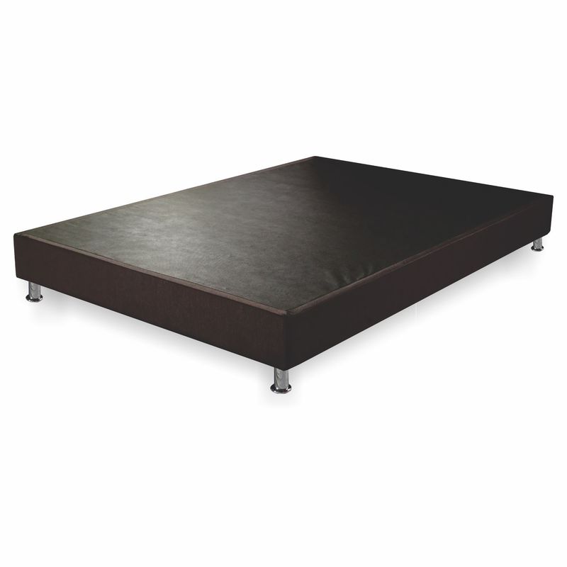 PRODESCANSO - Combo colchón doble nature evo + basecama entera cafe - 140 x 190