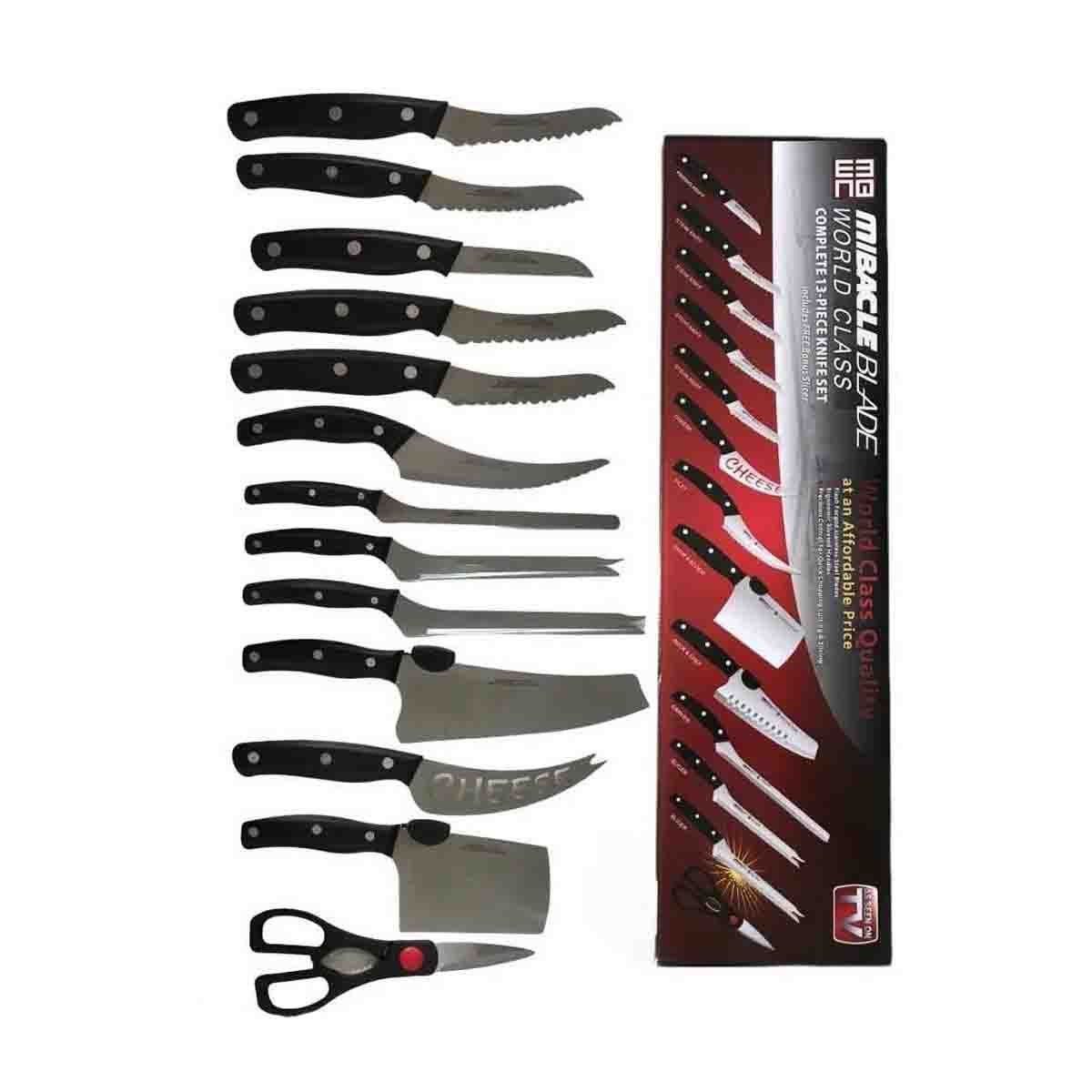 ONE PIXEL - Juego De Set Cuchillos Profesionales Chef Miracle Blade 13 P