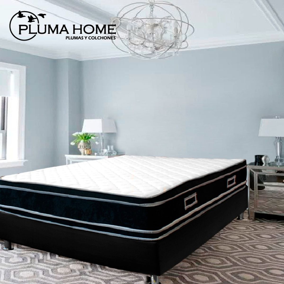 PLUMA HOME - Colchón CLINICAL CASSATA 140x190 Gratis BASECAMA  PROTECTOR