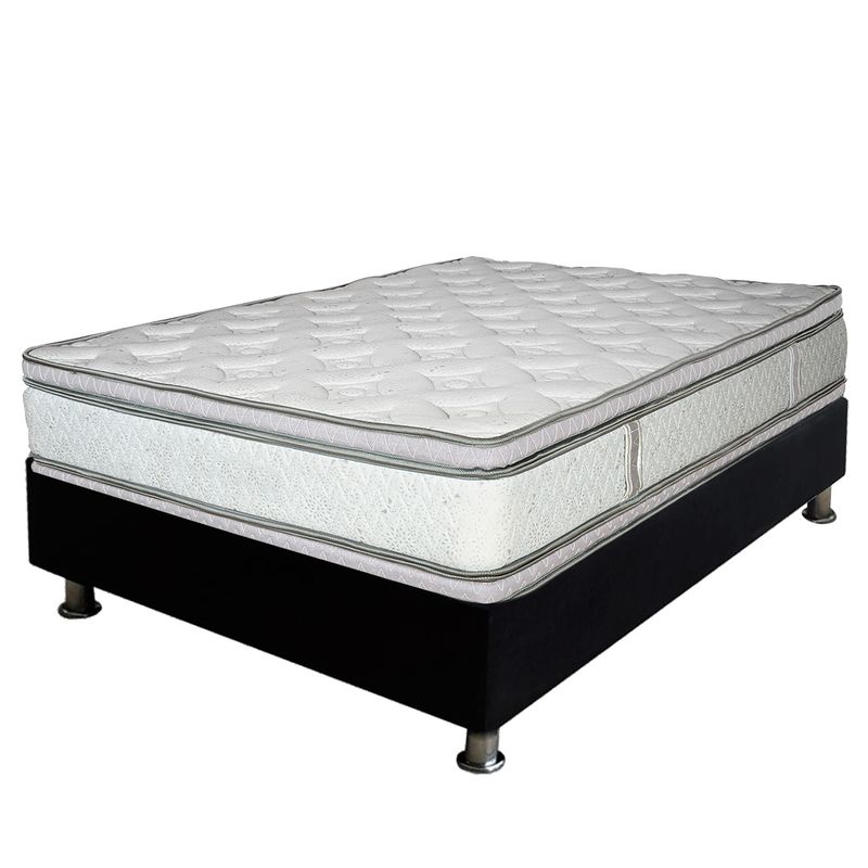 PLUMA HOME - Colchón Antiestress DOBLE 140x190  Gratis BASECAMA  Y  ALMOHADAS.