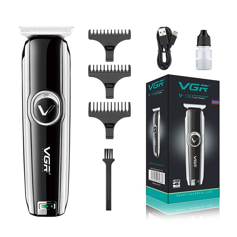 VGR - Maquina Recortadora De Barba Inalambrica VGR168.