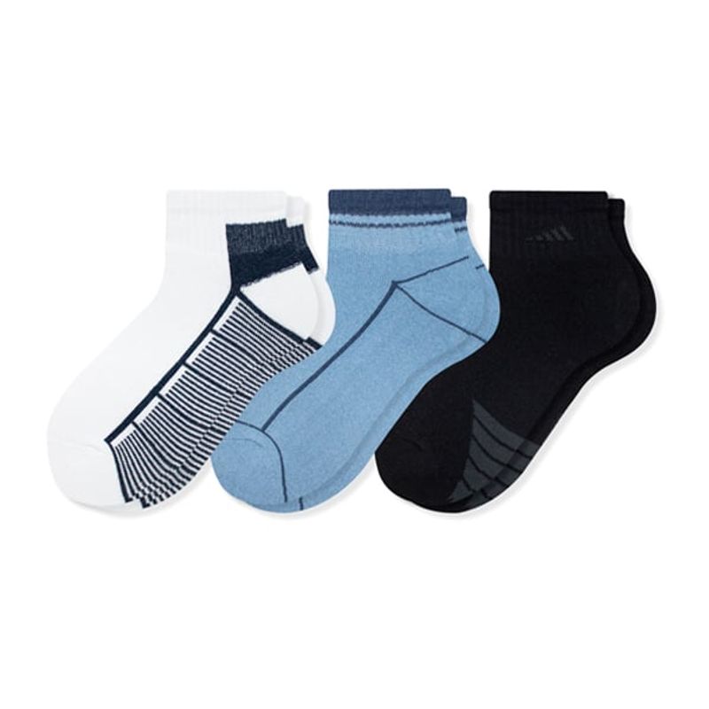 MR HAPPY - Media Calcetín Tobillera Acolchada Mrhappy Hombre Pack x 3 Pares