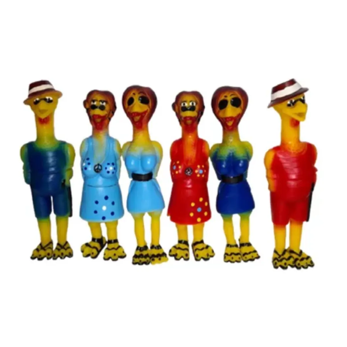 HALLY PET - Juguete Gallina Plástica Chillón Mediana