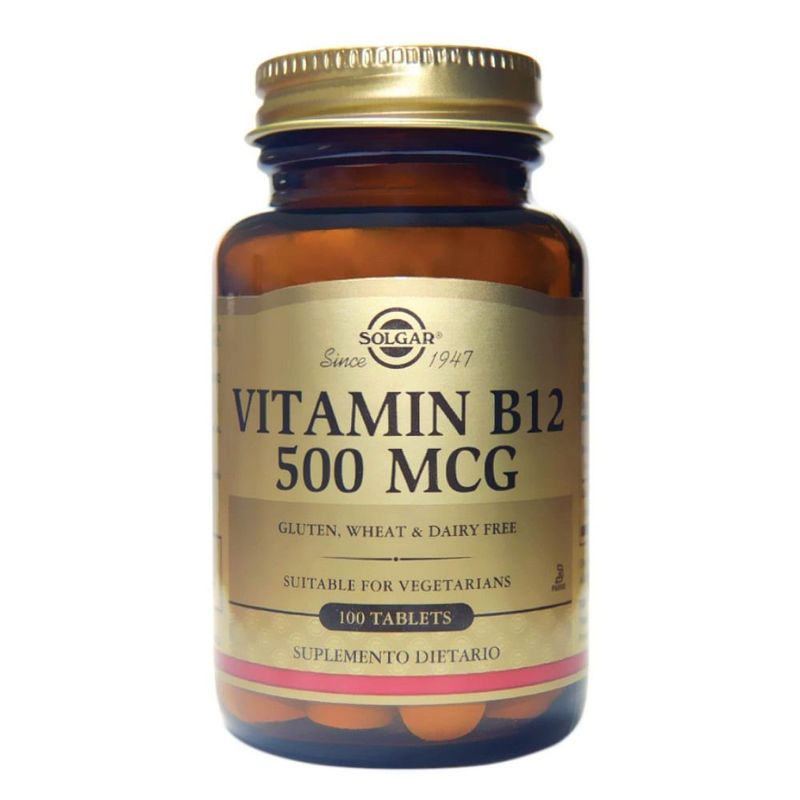 SOLGAR - Vitamina B12 Solgar 500mcg X 100 Tabletas