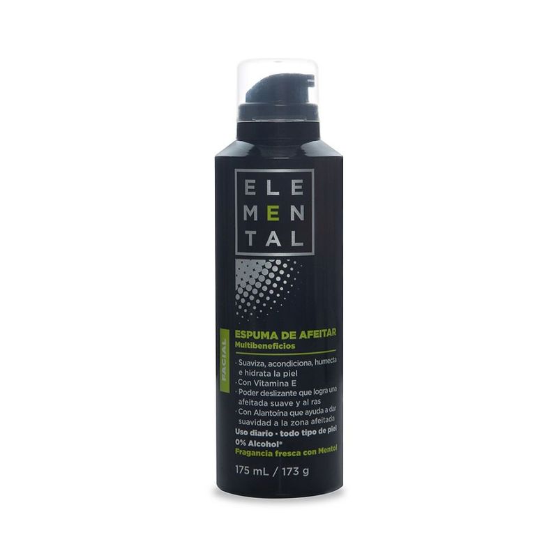 GENERICO - Espuma Afeitar Elemental Mentol X 173g